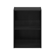 Furinno LUDER 2-Tier Open Shelf Bookcase in Blackwood