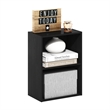 Furinno LUDER 2-Tier Open Shelf Bookcase in Blackwood