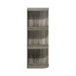 Furinno PASIR 3-Tier Corner Open Shelf Bookcase in French Oak
