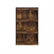 Furinno JAYA Enhanced Home Bookcase 3-Tier AdJUSTable Bookshelf in Amber Pine