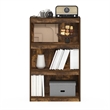 Furinno JAYA Enhanced Home Bookcase 3-Tier AdJUSTable Bookshelf in Amber Pine