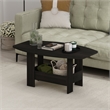 Furinno Simple Design Coffee Table with Storage Compartment in Espresso
