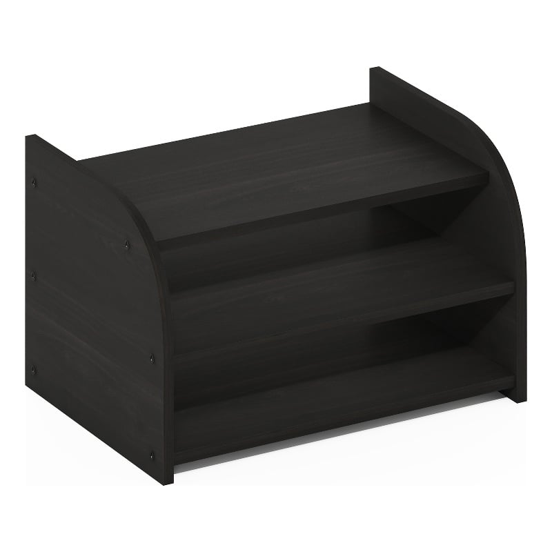Furinno CLASSIC 3-Tier Desk Top Organizer in Espresso