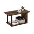 Furinno BASIC Home Living Coffee Table in Amber Pine/Black