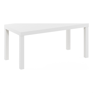 Furinno CLASSIC Simple Coffee Table for Living Room in White
