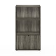 Furinno JAYA Kitchen Storage Shelf with Cabinet in French Oak Grey