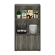 Furinno JAYA Kitchen Storage Shelf with Cabinet in French Oak Grey
