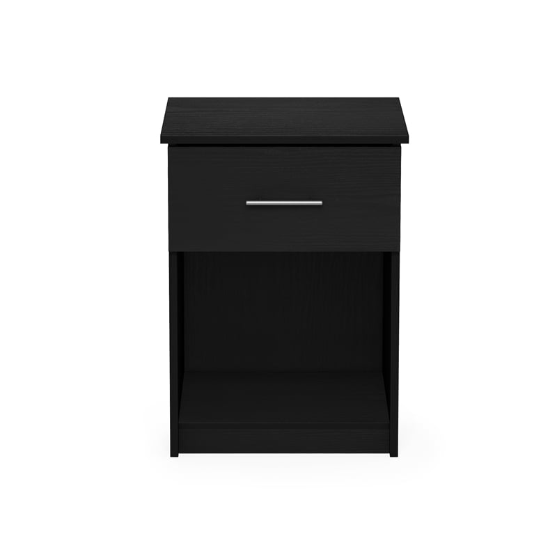 Furinno Tidur Nightstand with Handle with One Drawer in Americano