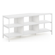 Furinno CAMNUS Modern Living TV Stand for TVs up to 60 Inch in Solid White/White