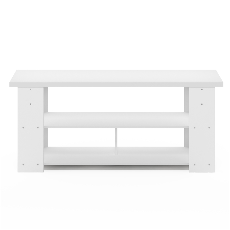Furinno JAYA TV Stand Up To 55-Inch in White