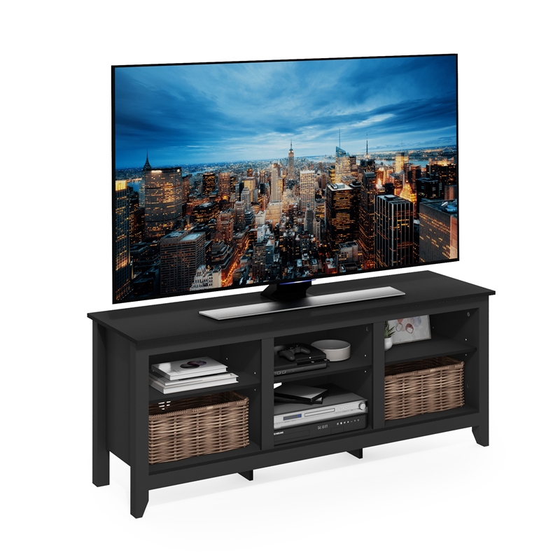 Furinno JENSEN TV Entertainment Center for TV up to 65 Inch in Americano