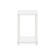 Furinno TURN-N-TUBE Haydn End Table in White/White