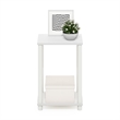 Furinno TURN-N-TUBE Haydn End Table in White/White