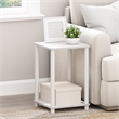Furinno TURN-N-TUBE Haydn End Table in White/White