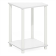 Furinno TURN-N-TUBE Haydn End Table in White/White