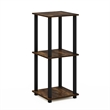 Furinno SIMPLISTIC End Table in Set of Two in Amber Pine/Black