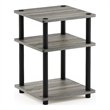 Furinno TURN-N-TUBE Easy Assembly Multipurpose Shelf in French Oak/Black
