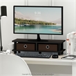 Furinno TURN-N-TUBE Monitor Stand in Espresso/Black