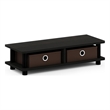 Furinno TURN-N-TUBE Monitor Stand in Espresso/Black