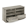Furinno JENSEN TV Stand with Drawer in French Oak