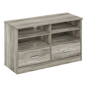 Furinno JENSEN TV Stand with Drawer in French Oak