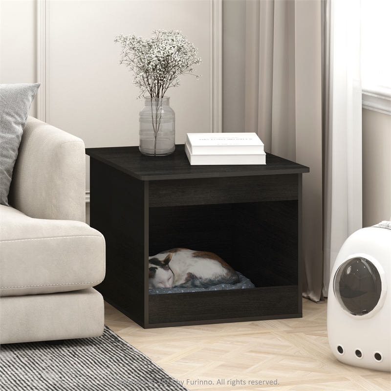 Furinno PELI Top Opening Litter Box Enclosure in Americano