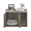 Furinno PELI Small Litter Box Enclosure in French Oak Grey