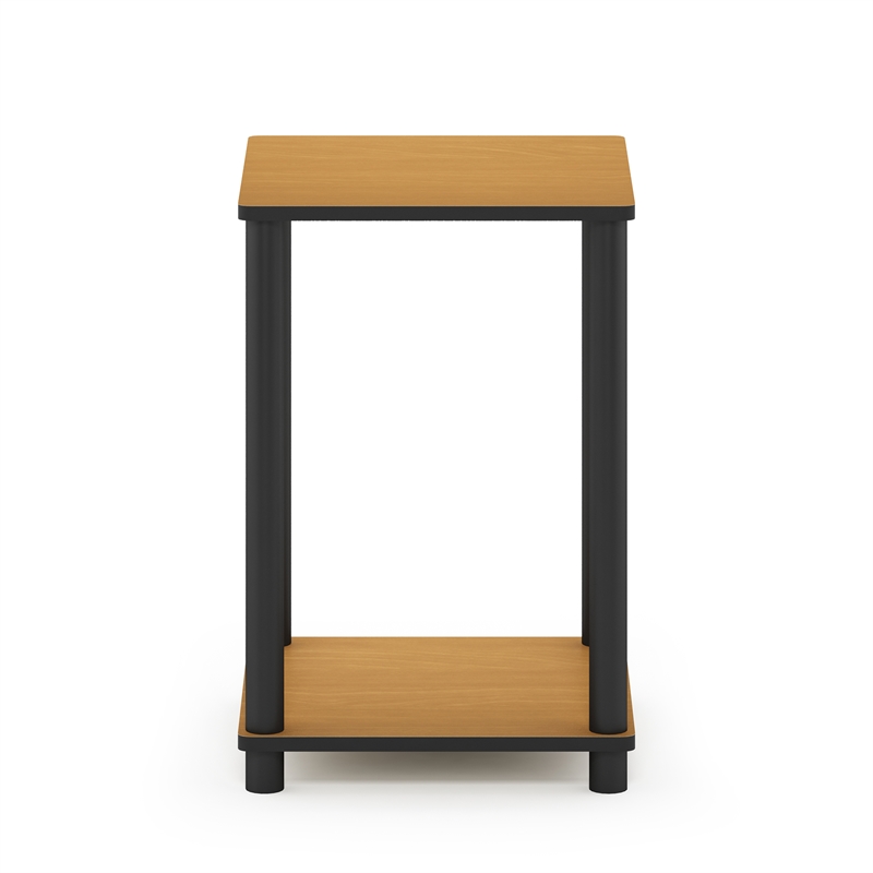 Furinno TURN-N-TUBE Haydn End Table in Light Cherry/Black