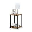 Furinno TURN-N-TUBE Haydn End Table in Light Cherry/Black
