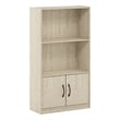 Furinno GRUEN 3-Tier Bookcase with 2 Doors Storage Cabinet in Metropolitan Pine