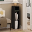 Furinno FULDA 3-Tier  Storage Shelf Bookcase in 8-Inch Width in Blackwood