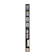 Furinno FULDA 8-Tier  Storage Shelf Bookcase in 6-Inch Width in Blackwood