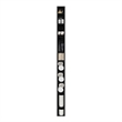 Furinno FULDA 10-Tier  Storage Shelf Bookcase in 6-Inch Width in Blackwood