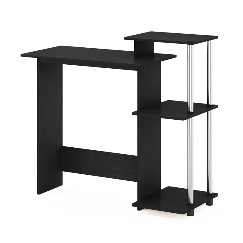 Furinno Efficient Home Laptop Notebook Computer Desk in Stainless Steel Tubes