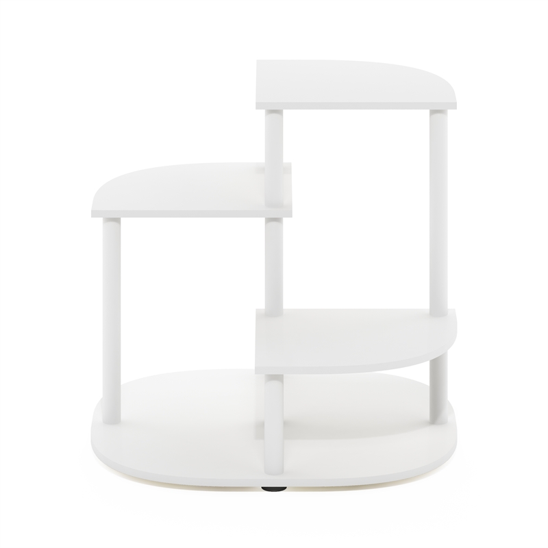 Furinno Celuka 3-Tier INDOor Outdoor Potted Plant Stand White/Virgin White