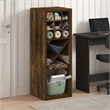 Furinno CUBICLE Open Back Decorative Cube Storage Organizer in 3-Cube Amber Pine