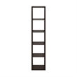 Furinno CUBICLE Open Back Decorative Verticle Cube Storage Organizer in Dark Oak