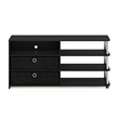 Furinno JAYA Simple Design TV Stand for up to 55-Inch with Stainless Steel Tubes