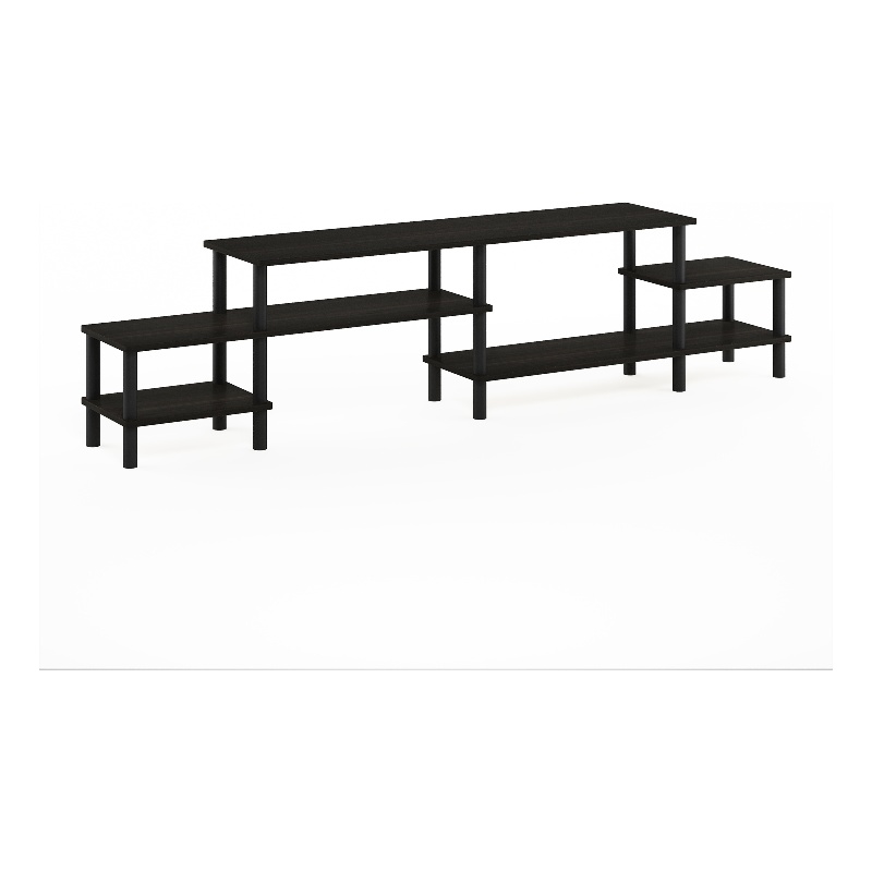 Furinno TURN-N-TUBE Grand Entertainment Center for TV up to 60 Espresso/Black