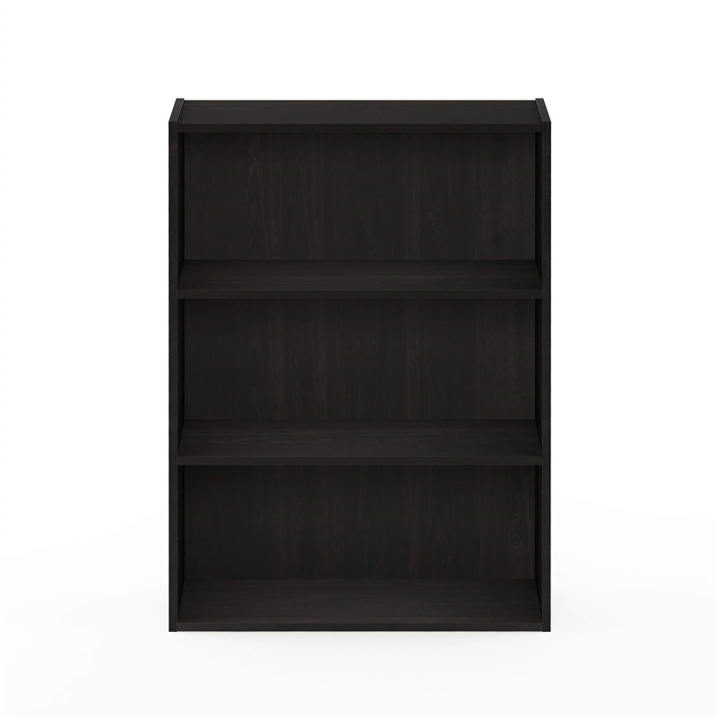 Furinno PASIR 3-Tier Open Shelf in Dark Espresso