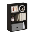 Furinno PASIR 3-Tier Open Shelf in Dark Espresso