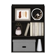 Furinno PASIR 3-Tier Open Shelf in Dark Espresso
