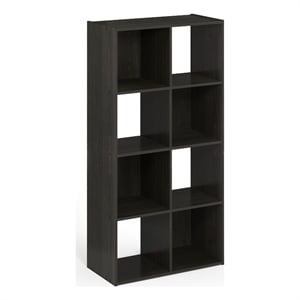 Furinno PELLI CUBIC Storage Cabinet in 4x2 in Espresso