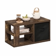 Furinno VIOLA Coffee Table with Storage Bin in Amber Pine