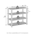 Furinno TURN-S-TUBE 4-Tier Shoe Rack in Espresso Set of 2