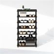 Furinno TURN-S-TUBE 4-Tier Shoe Rack in Espresso Set of 2