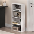 Furinno BASIC 4-Tier Open Shelf Bookcase 7 x 17 x 35inches in White
