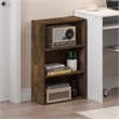 Furinno BASIC 3-Tier Open Shelf Bookcase 7 x 17 x 26inches in Amber Pine