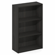Furinno BASIC 3-Tier Open Shelf Bookcase 7 x 17 x 26inches in Espresso