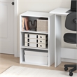 Furinno BASIC 3-Tier Open Shelf Bookcase 11 x 17 x 26inches in White